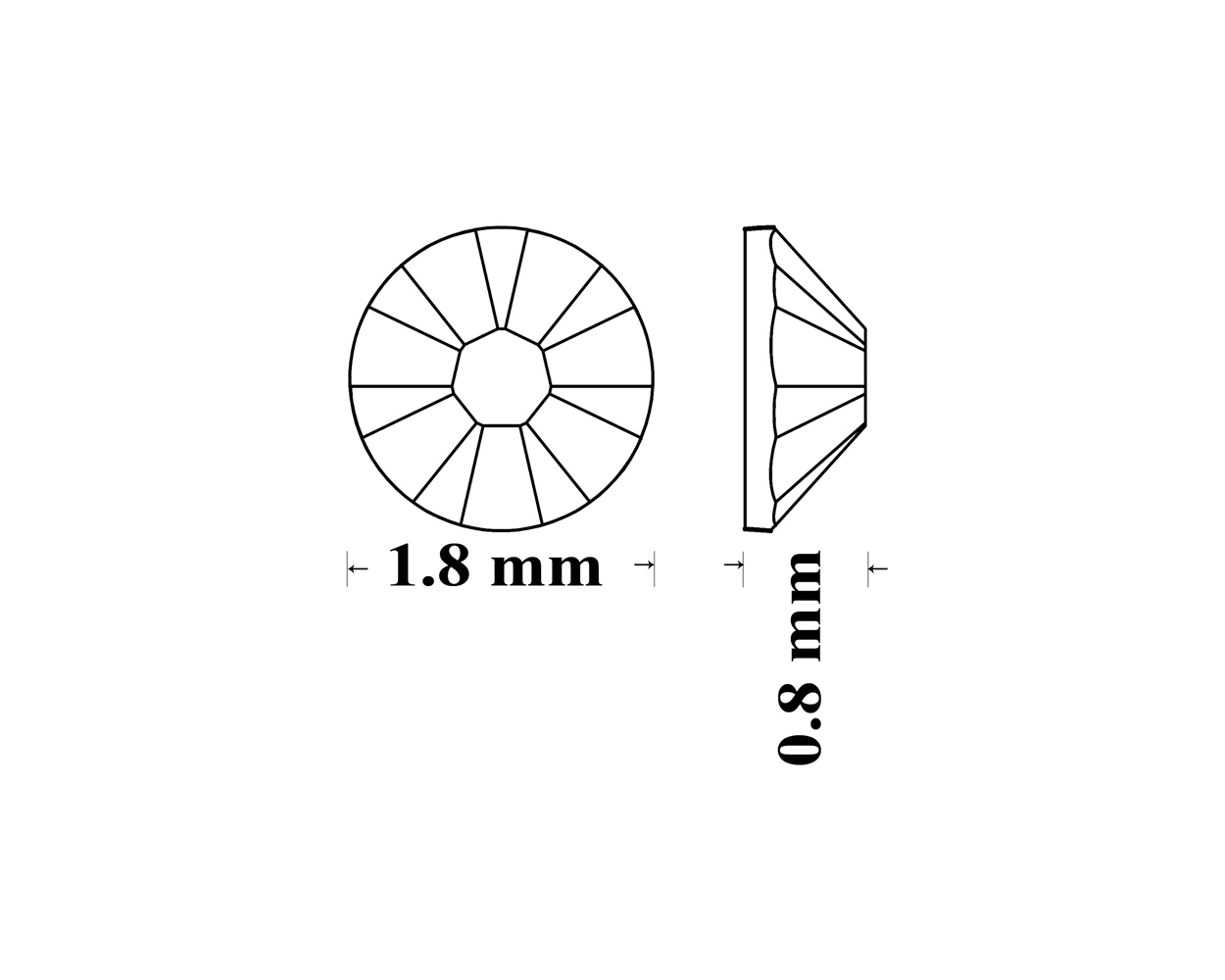 Strasse dentaire swarovski papillon Aurore Boréal