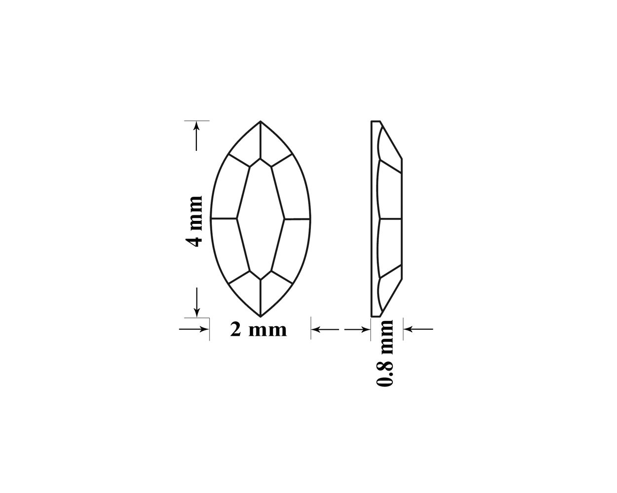 strass dentaire swarovski papillon crystal