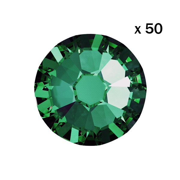 strass dentaire vert, emeraude