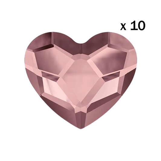 strass dentaire coeur rose