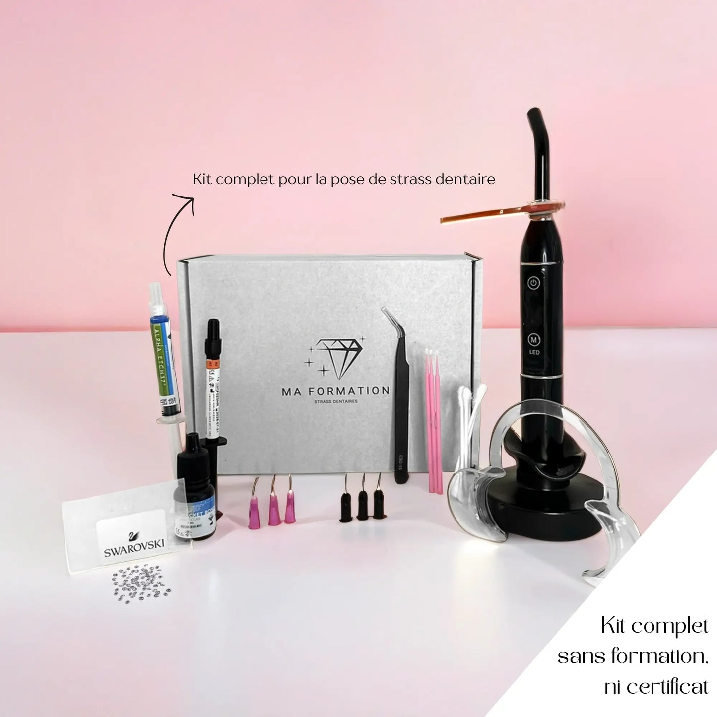 Kit de pose ma formation strass dentaire