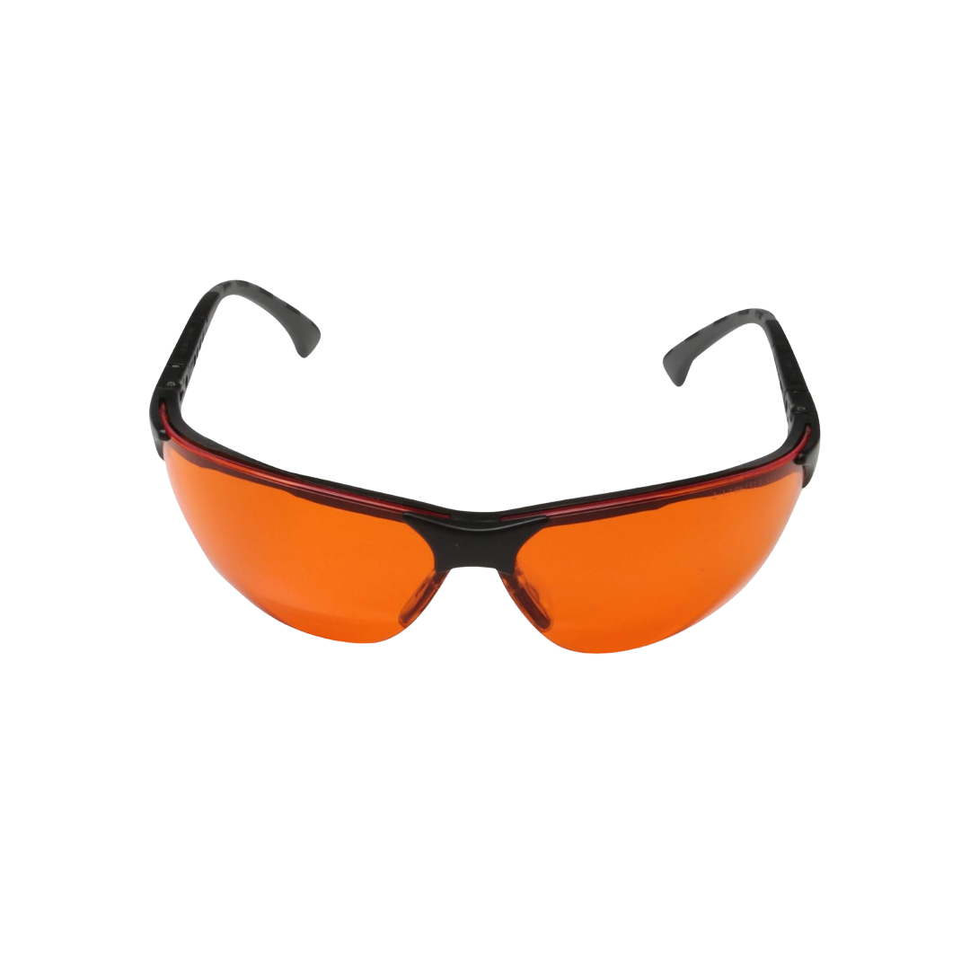 UV/LED Protective Glasses for Tooth Gem Application