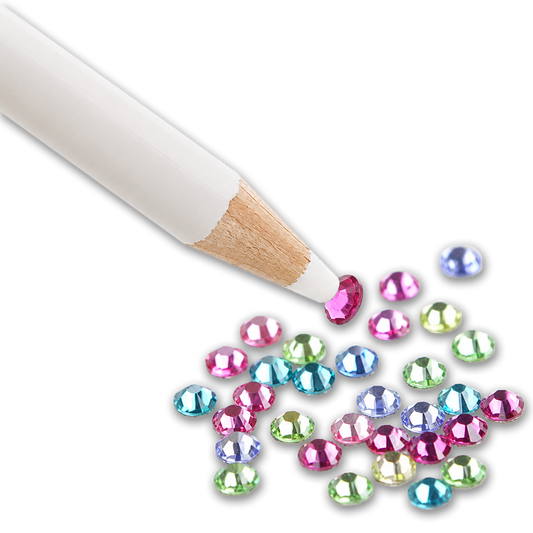 Crayon Blanc d'Application de Précision pour Strass Dentaire ma formation strass