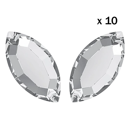 strass dentaire navette cristal