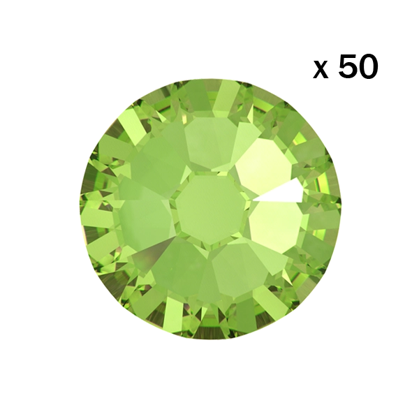 strass dentaire vert, peridot