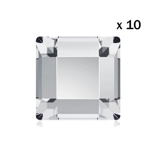 strass dentaire carré, crystal square tooth gems