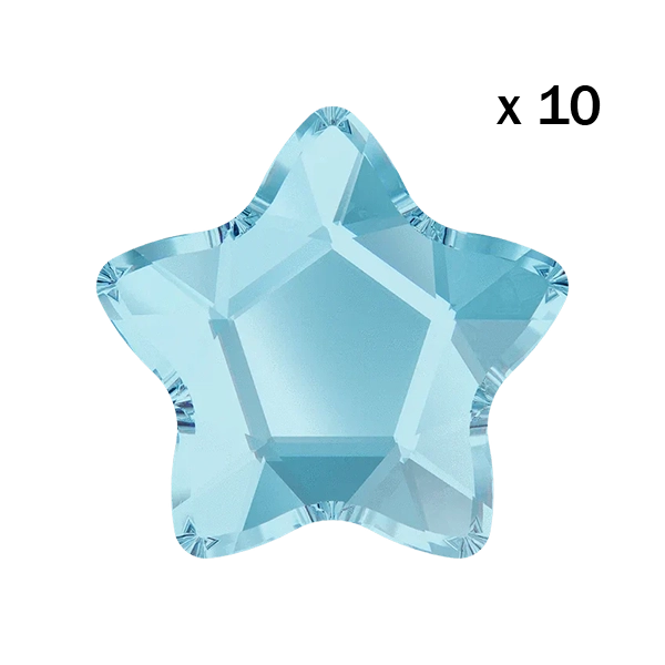 Strass Dentaire Etoile Aquamarine Swarovski