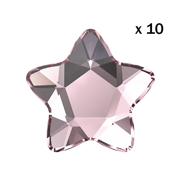 Strass Dentaire Etoile Light Rose Swarovski