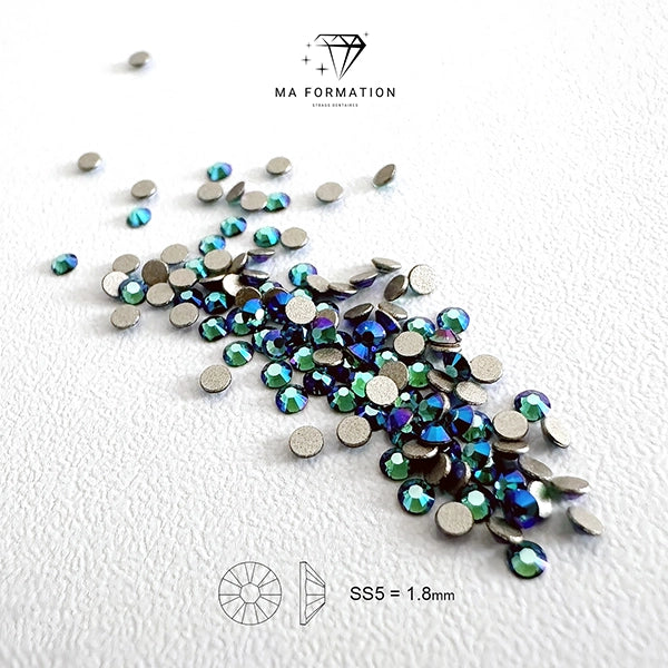 Swarovski Blue Zircon Shimmer Tooth gems