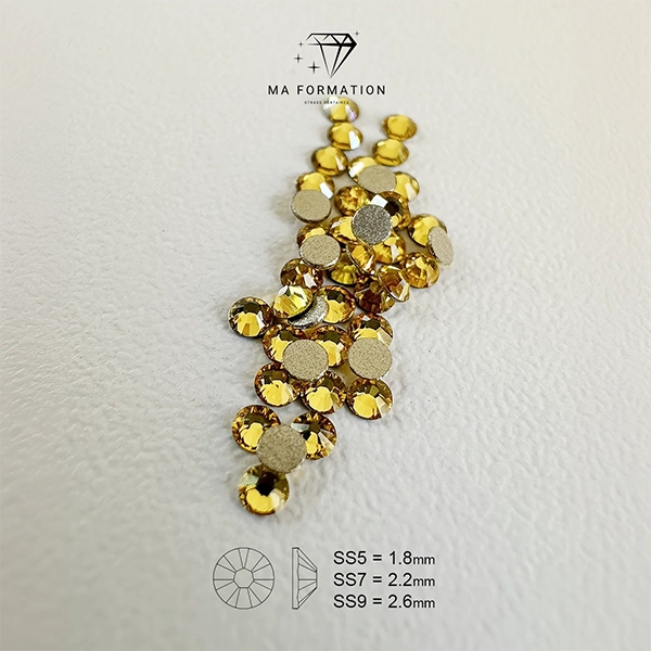 Strass dentaire swarovski light topaz