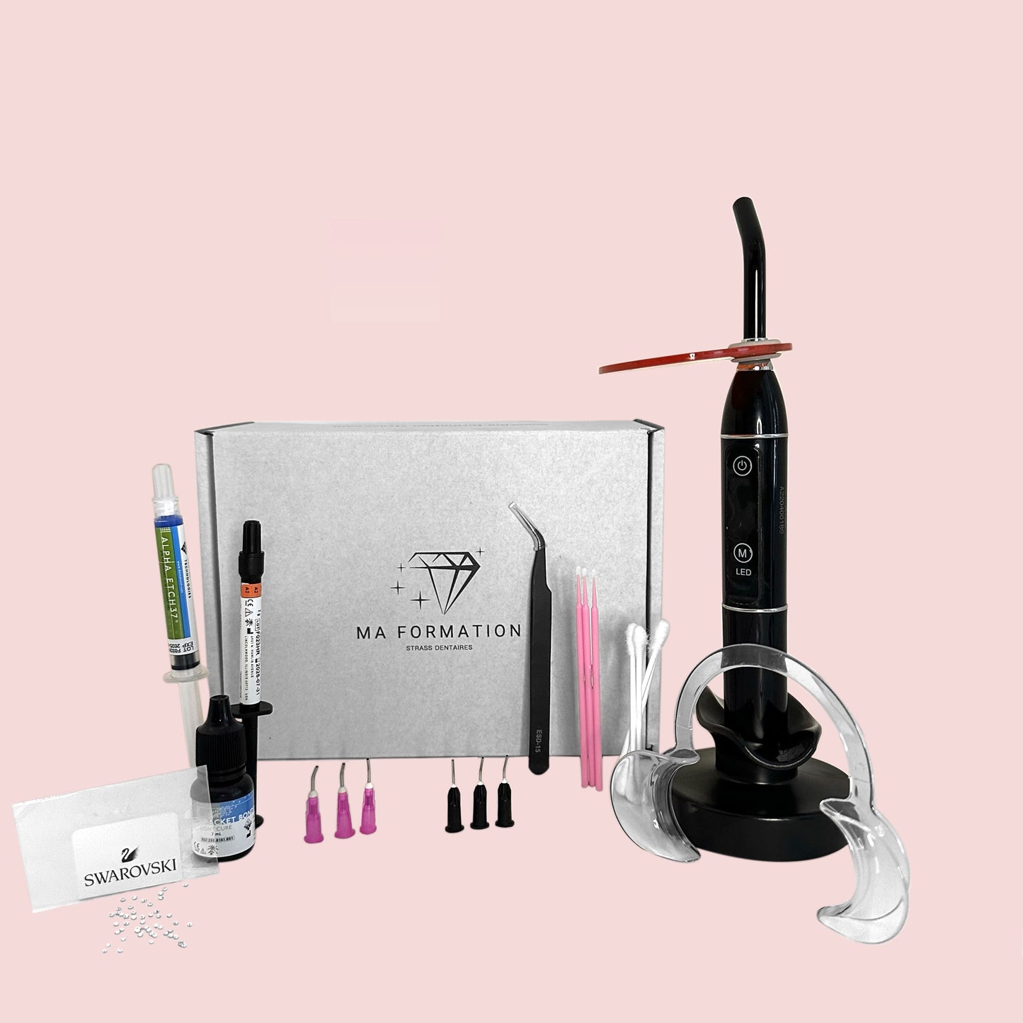 Kit de pose strass dentaire