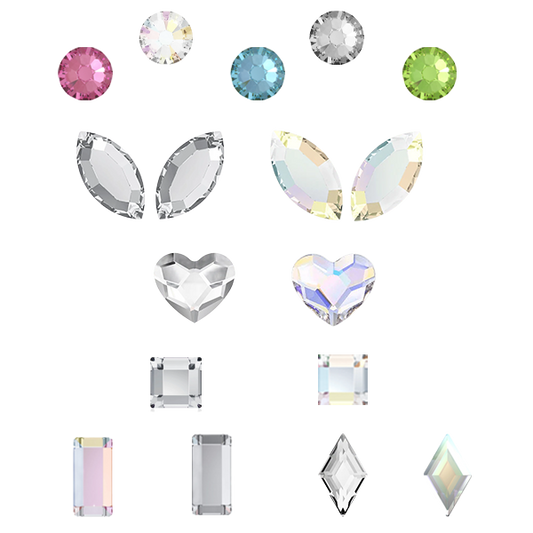 kit strass dentaire pour commencer, toutes les formes et couleurs de strass dentaires