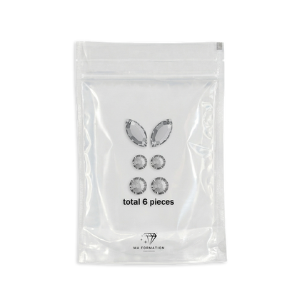 Pack formes strass dentaire Papillon cristal Swarovski petit pack