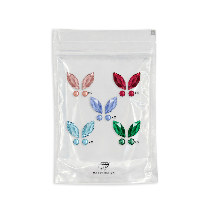 Pack Strass Papillon Couleurs