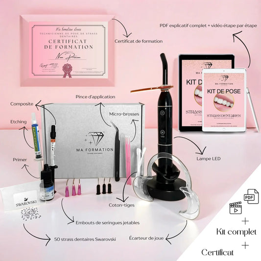 Formation Strass dentaire avec kit complet inclus