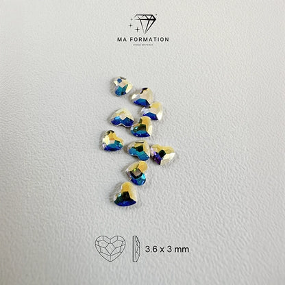 strass dentaire swarovski coeur crystal AB
