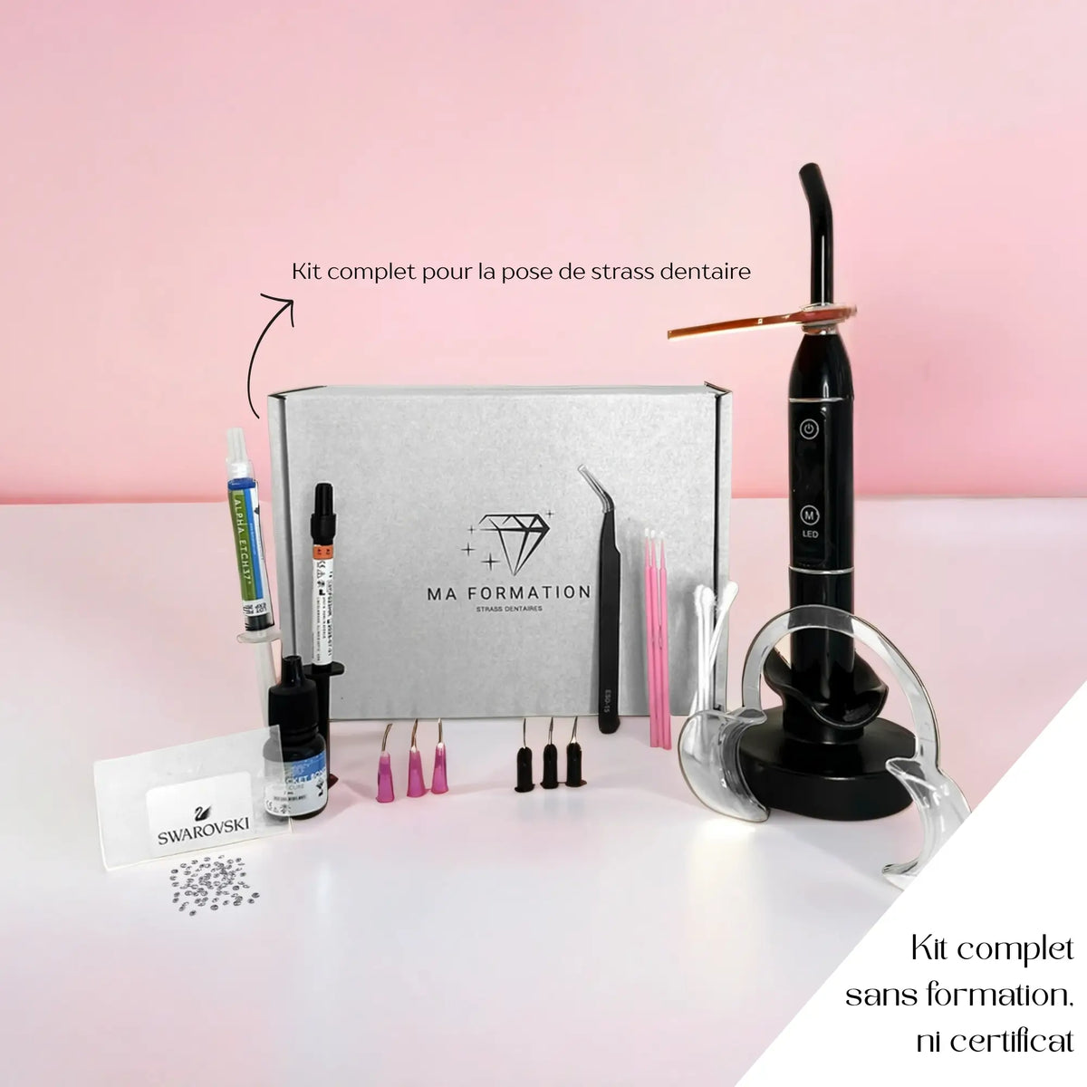 Kit de pose ma formation strass dentaire
