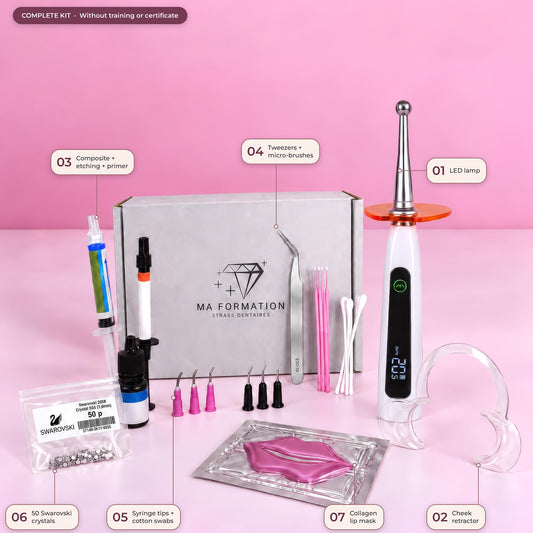 Complete tooth gem kit, without training or certificate