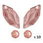 kit strass dentaire papillon rose, 10 quantités