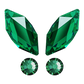 kit strass dentaire papillon vert