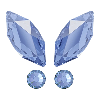 kit strass dentaire papillon bleu sapphire