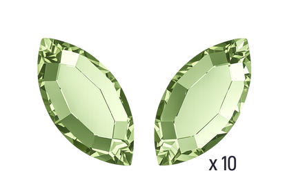 ReCreated_Peridot_navette__swarovski__Crystal_papillon_butterfly_strass_dentaire_tooth_gems_ 