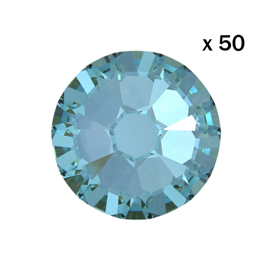 strass dentaire bleu, aquamarine