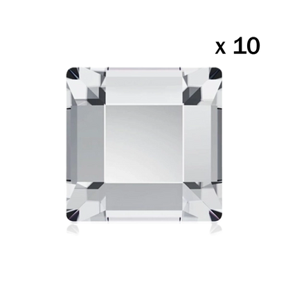 strass dentaire carré, crystal square tooth gems
