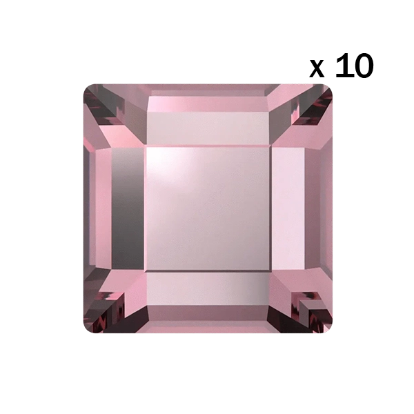 Strass Dentaire Square Light Rose Swarovski