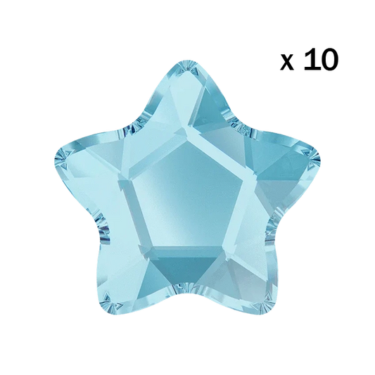 Strass Dentaire Star Aquamarine Swarovski