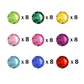 Pack formes strass dentaire mix couleurs XL Swarovski