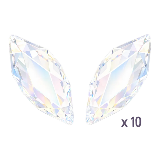 marquise papillon cristal bijoux strass dentaires ab