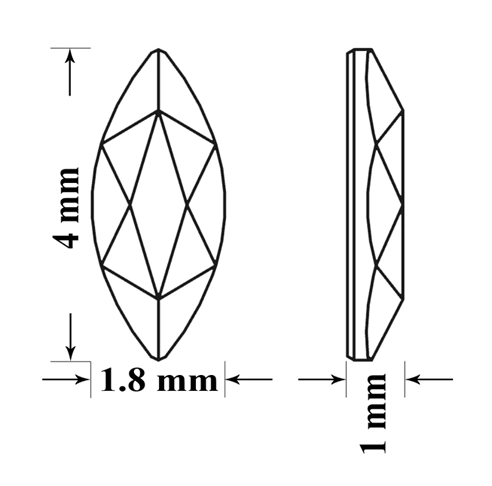 marquise papillon cristal bijoux strass dentaires