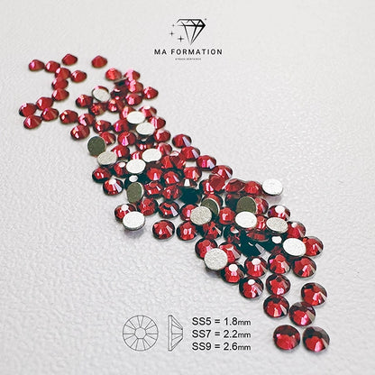 Strass dentaire swarovski scarlet