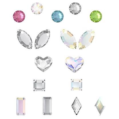 kit strass dentaire pour commencer, toutes les formes et couleurs de strass dentaires