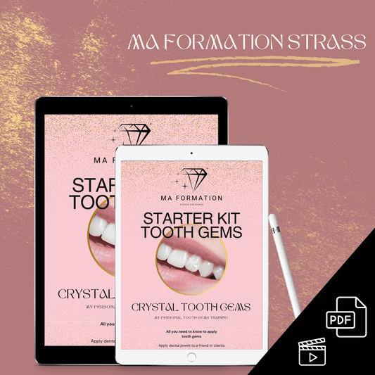 Strass Application Kit Kit strass dentaire & formation en ligne | Ma formation strass
